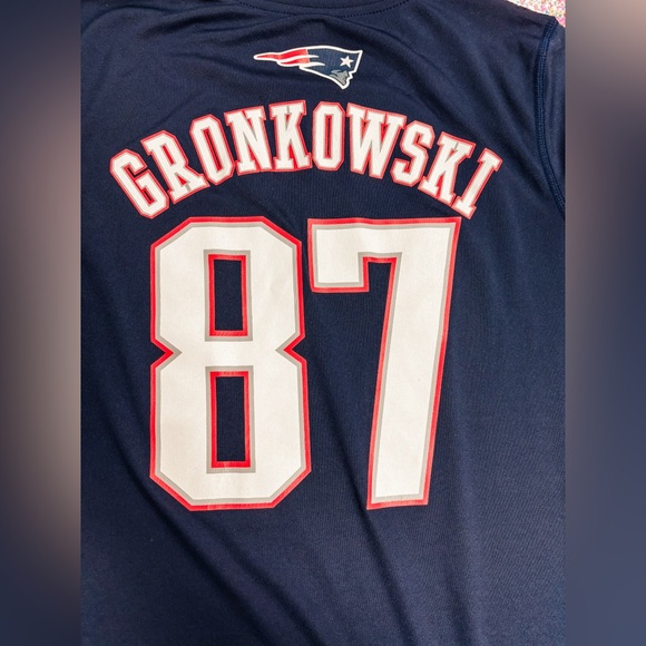 Rob Gronkowski New England Patriots Youth Performance Shirt - Picture 6 of 7